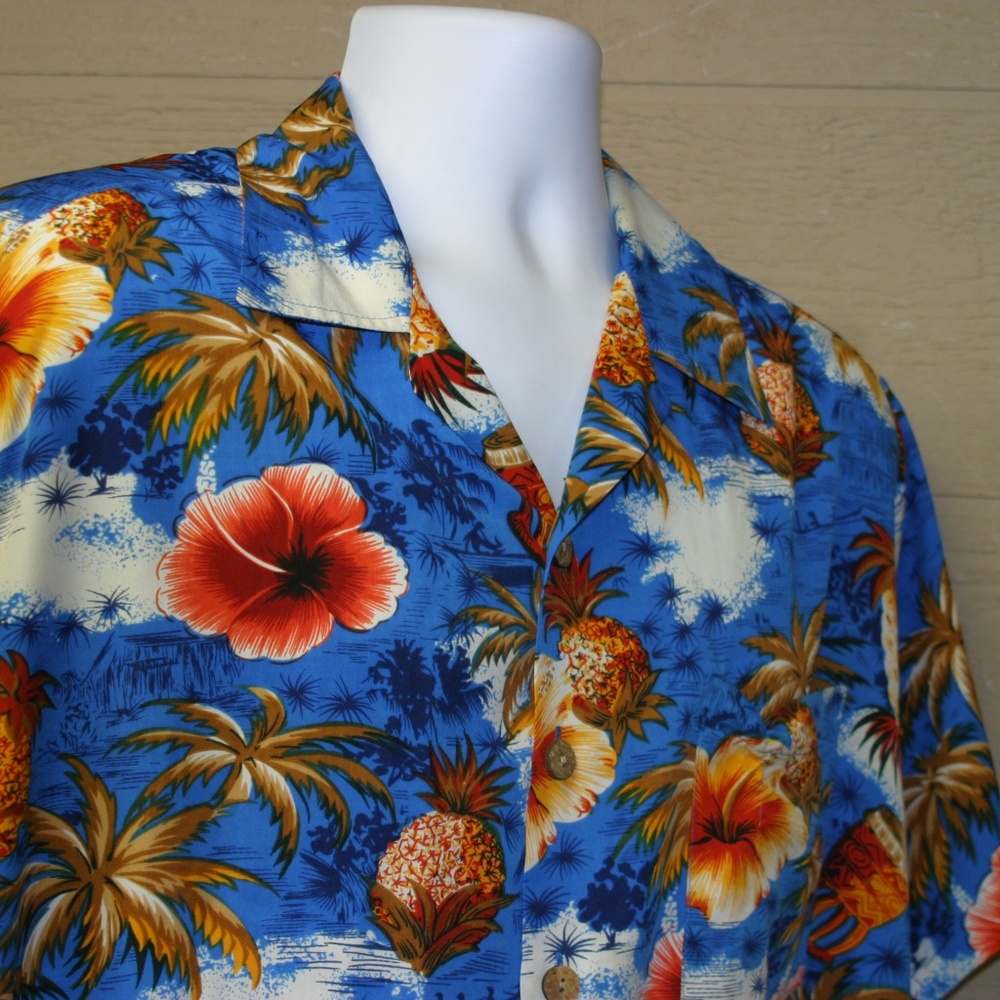 Kennington Men's Hawaiian Large Shirt